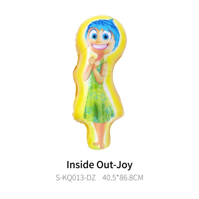 New Disney Inside Out 2 Balloon Anime Figures Joy Anxiety Birthday Party Baby Shower Decoration Festival Aluminum Film Balloons