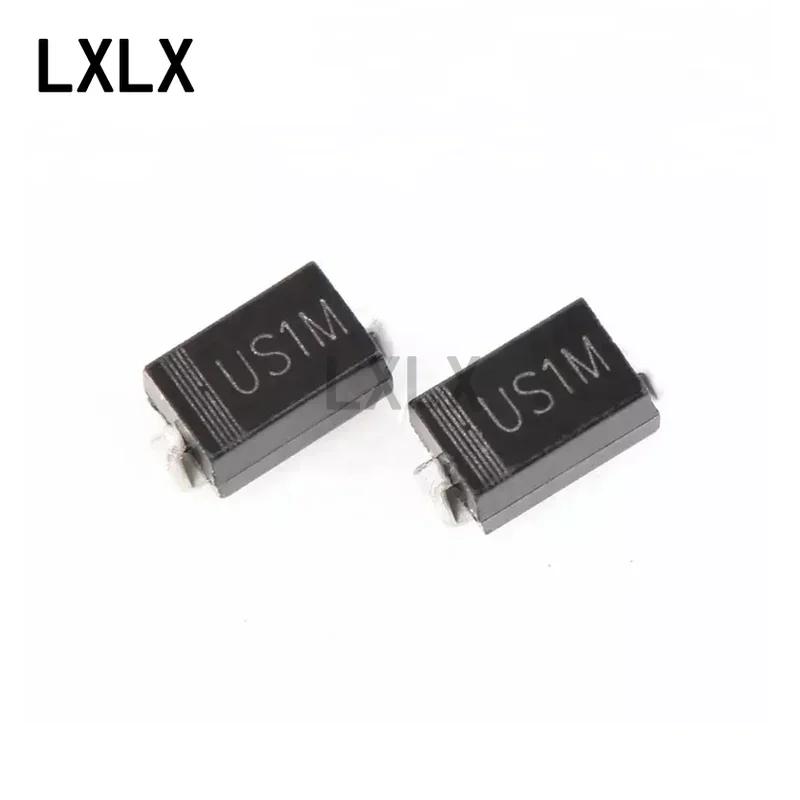 10PCS US1M SMA(DO-214AC) 1A/1000V Patch Ultra-fast Recovery Diode