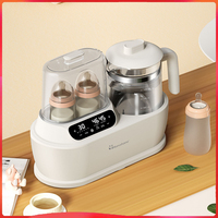 Multi-function thermostatic milk regulator / double bottle warmer milk warmer / with steam sterilisation bottle steriliser