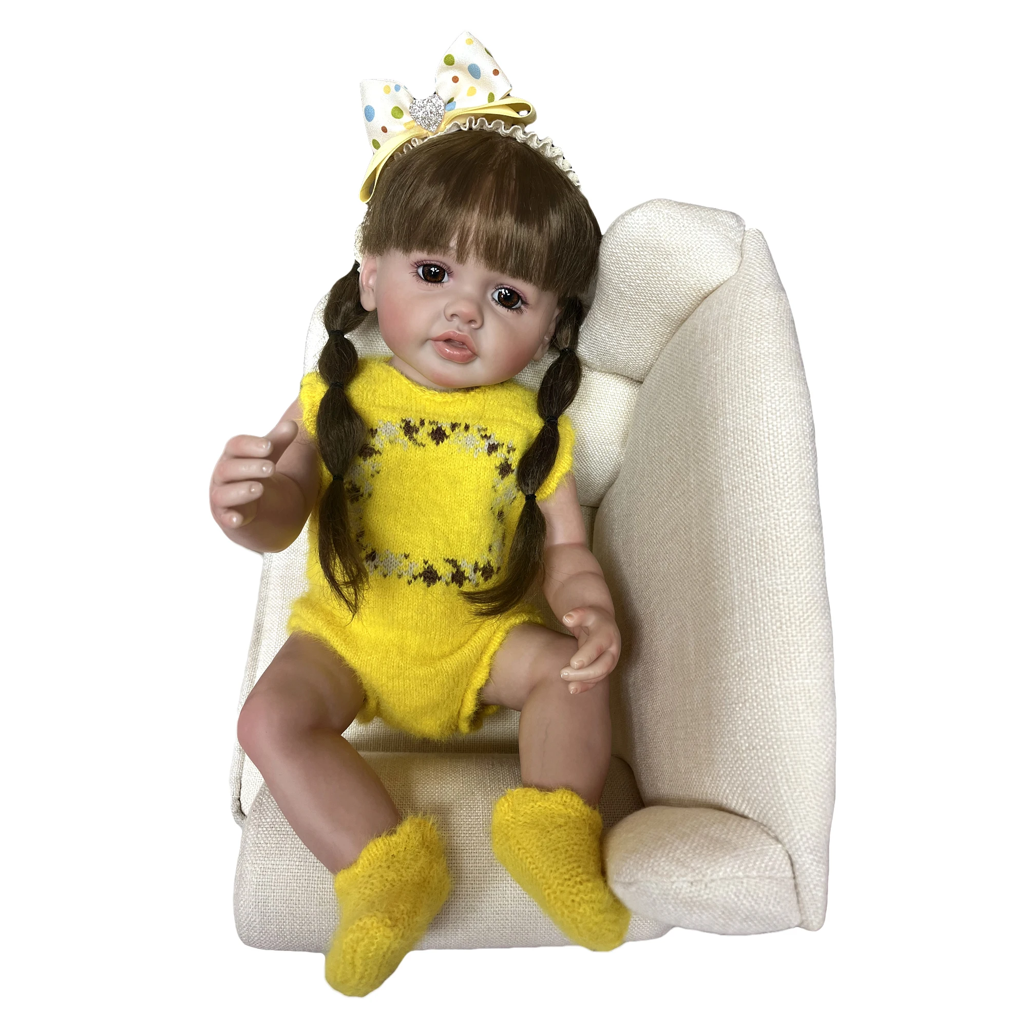 

22 Inch Betty Baby Doll Reborn Bebe muñecas Can Shower bonecas Lifelike Realistic реборн Handmade Lovely Dolls Birthday Gifts