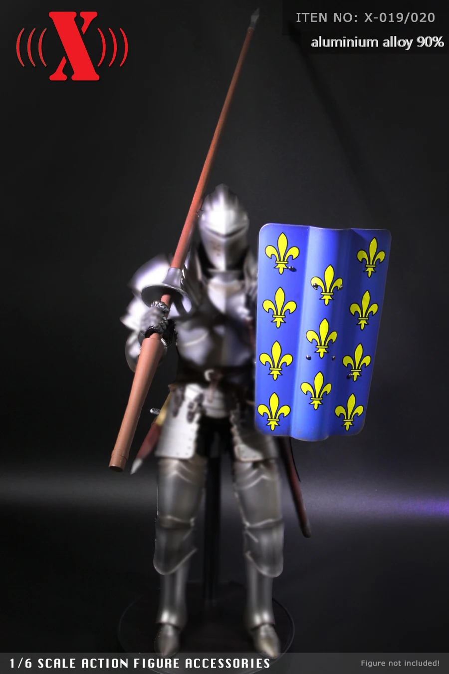 1/6 Scale Roman Shield Knight Medieval Soldier Army Battle Accessories Model Aluminum Alloy Material For Action Figure