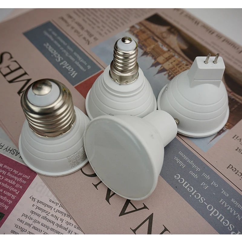 1-10PCS LED Spotlight Bulb E27 E14 MR16 GU10 AC220V 6W 24/120 Degree Beam Angle High Lumen Indoor LED Energy Saving Lights Bulb