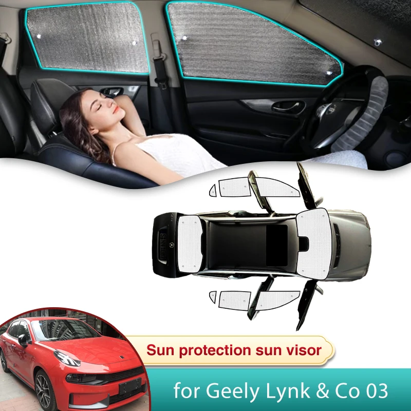 

Полный автомобильный солнцезащитный козырек для Geely Lynk & Co 03 03+ 2018 2019 2020 2021 2022 2023 2024 Автомобильный солнцезащитный козырек для лобового стекла, солнцезащитный козырек для окна