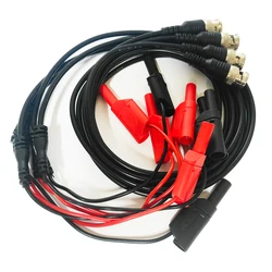 Oscilloscope test cable BNC to Banana type safety sheath plug 4mm 1 meter adapter test cable