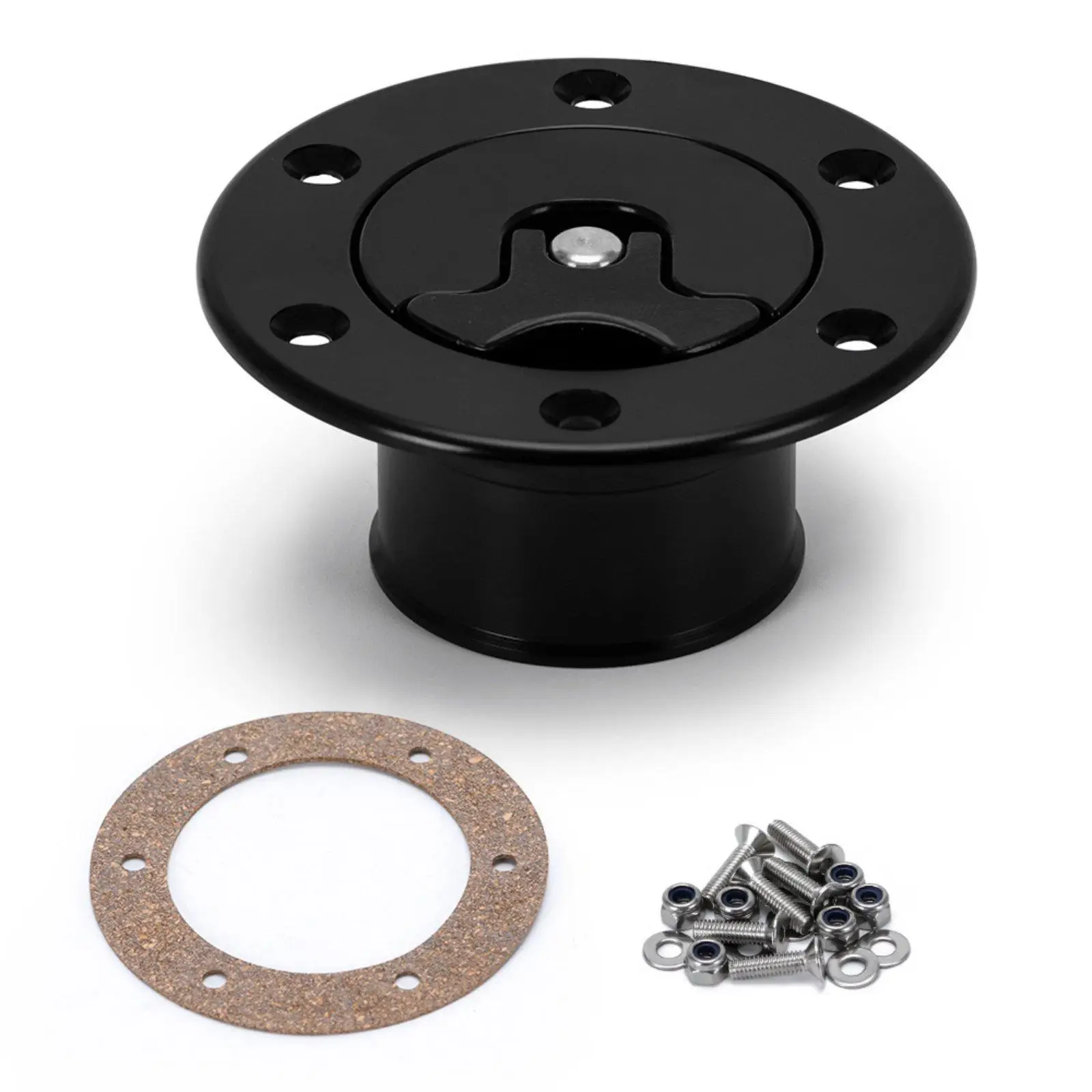 Quick Open Fuel Tank Cover Aircraft Style Aluminum Gas Cap for RC Petrol Cars and Competition Use