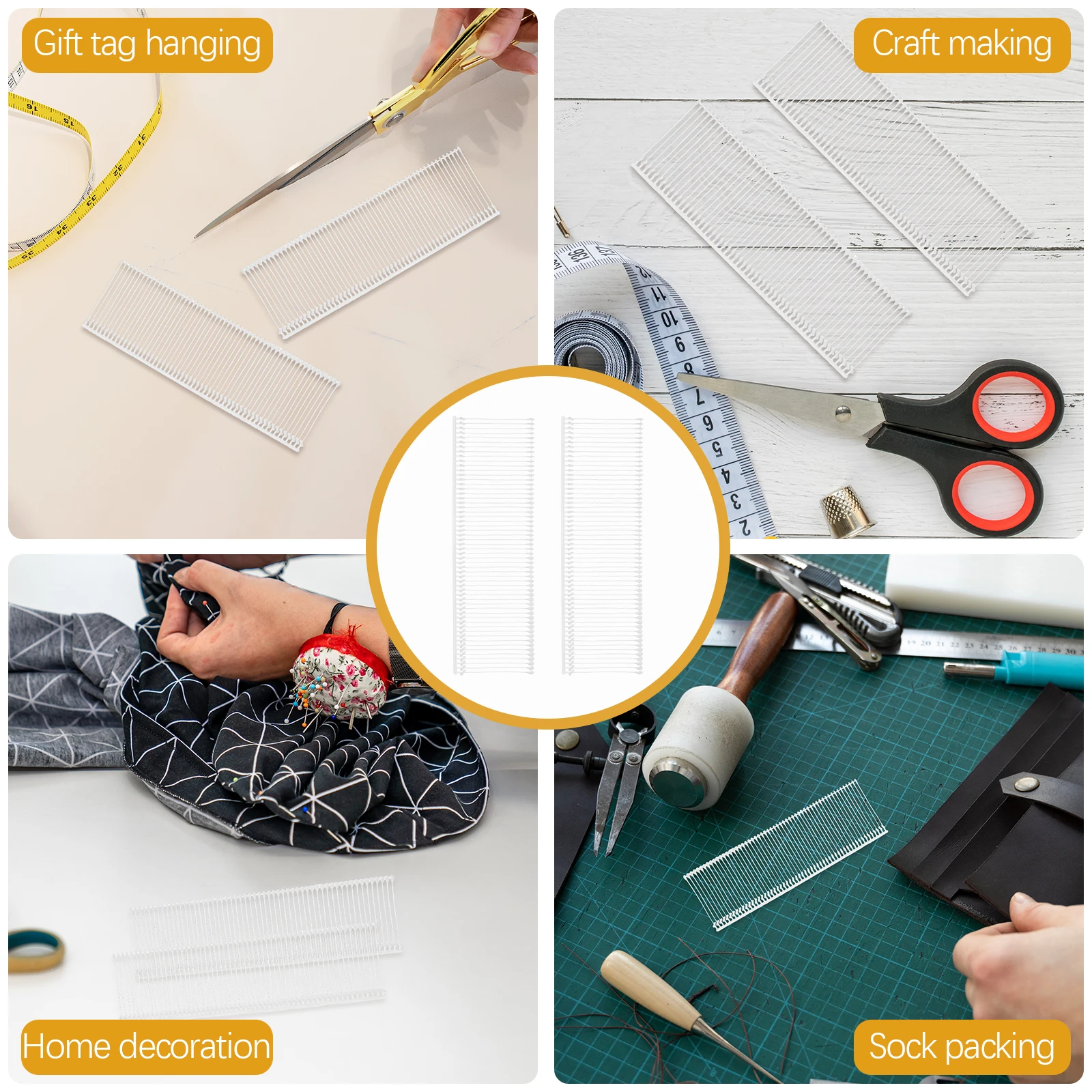 

5000 Pcs Tag Glue Pin Standard Tagging Barb Fasteners Clothing Tags Plastic Accessories Pp
