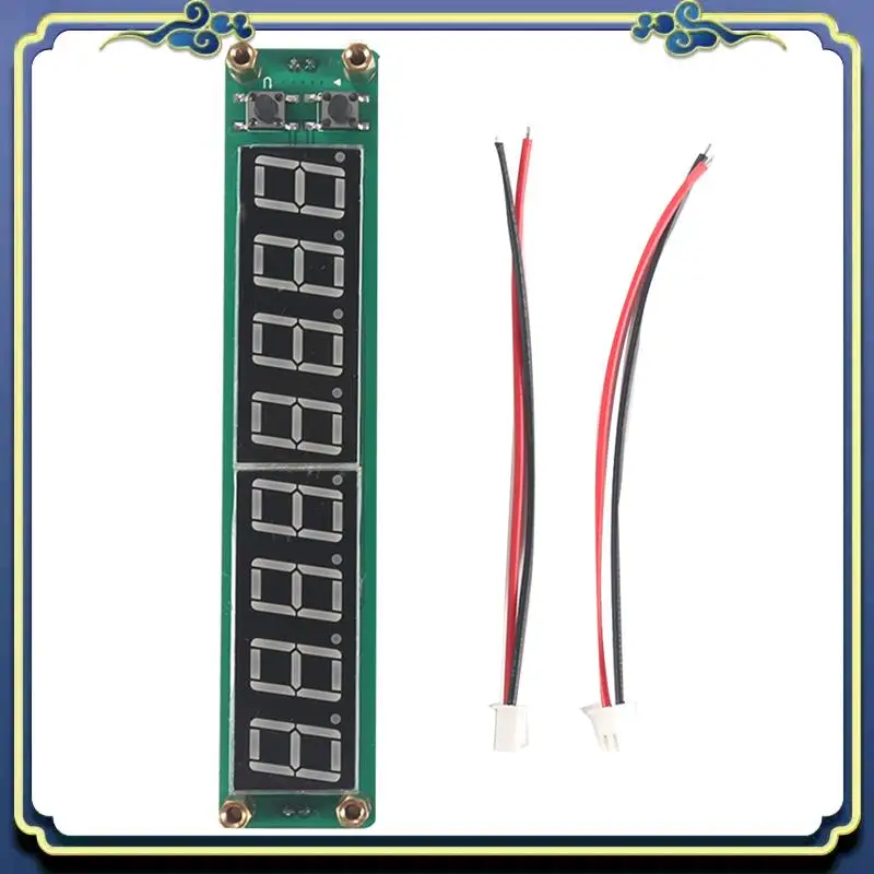 Frequenzmessermodul PLJ-8LED-R Frequenzanzeige Messung 0,1 MHz-2400 MHz Frequenzanzeige Komponentenmodul, B