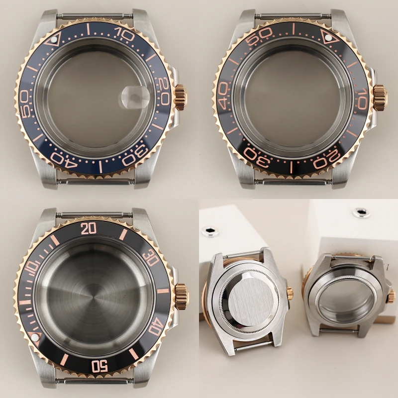 40mm Waterproof Automatic Watch Case Sapphire For Seiko NH35NH36 NH34 Miyota8215 Eta2824 Movement 28.5mmDial Submariner Hot Sale