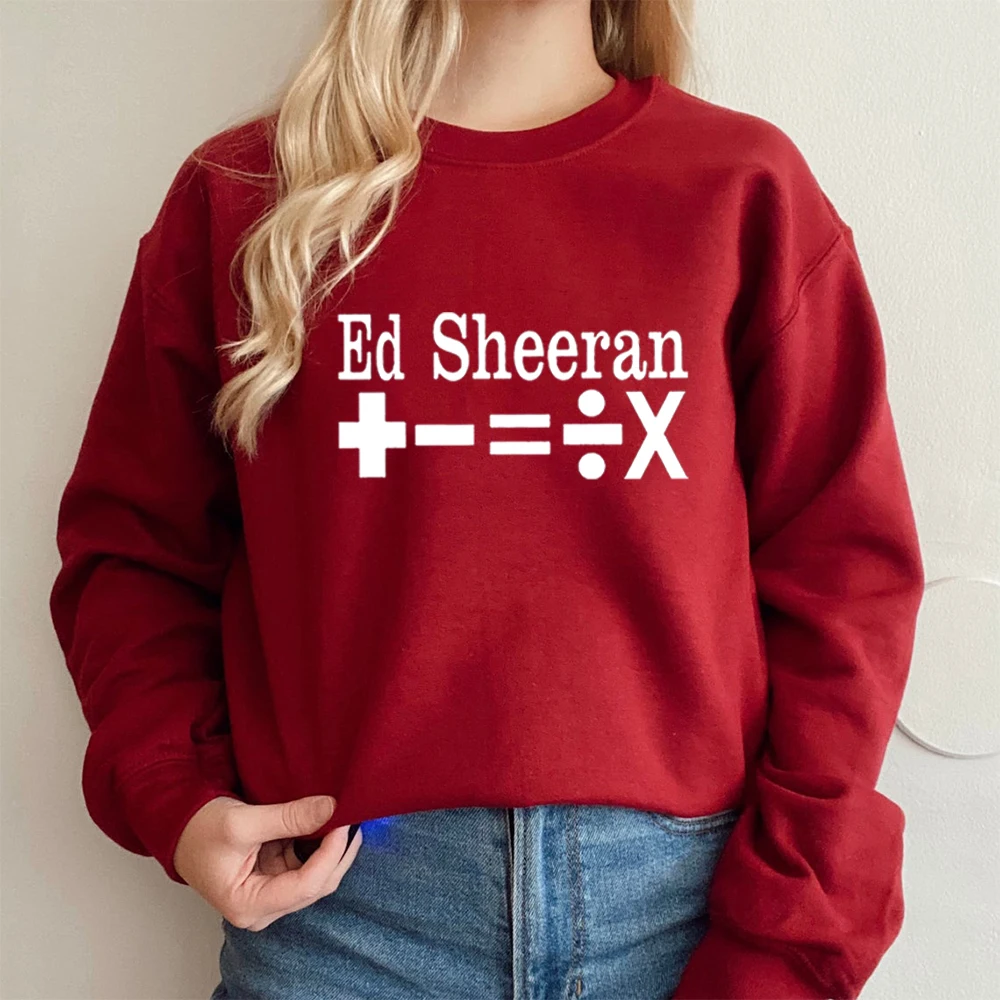 Ed Sheeran Inspired Sweatshirt Music Concert Sweatshirt Singer Inspired Crewneck Pullovers Unisex Winter Hoodies Tops Fans Gift