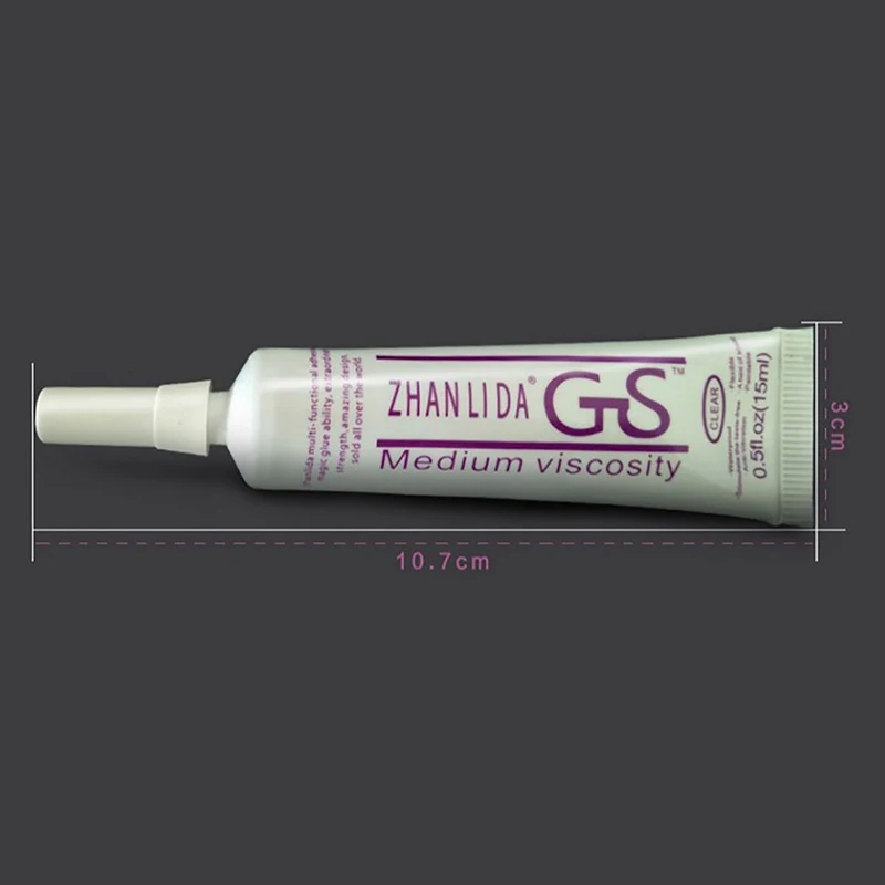 15ML Glue GS Needle Drill Transparent Handmade DIY Jewelry Earring Pearl Adhesive Small Gap Purpose No Bond Fingers Fingers Glue