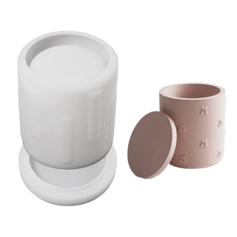 

Multipurpose Round Silicone Mould for Storage Containers Resin Jewelry Boxes Crafting Tool