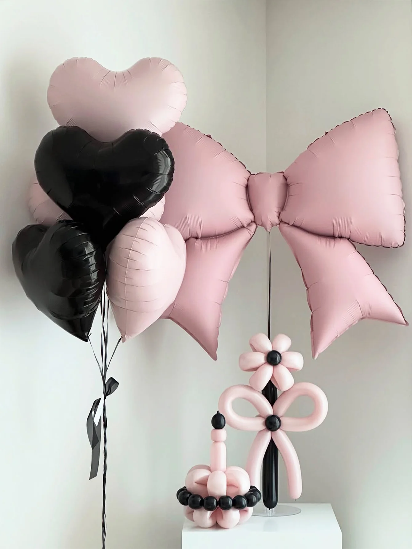 مجموعة بالونات تزيين على شكل قلب كبيرة مكونة من 6 قطع، مناسبة لتزيين حفلات أعياد الميلاد وحفلات الزفاف والخطوبة وحفلات الزفاف #1