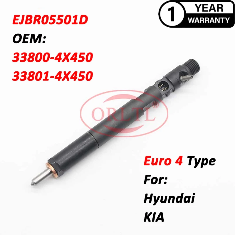 

EJBR05501D Common Rail Injector Nozzle Assy 5501D Fuel Nozzle 33800-4X450 33801-4X450 EJB R05501D For Delphi Hyundai KIA Bongo