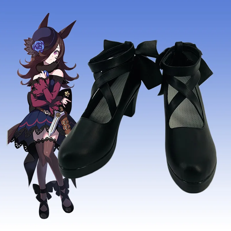 

Anime Game Pretty Derby Rice Shower Cosplay Shoes Rice Shower Anime Cosplay Shoes