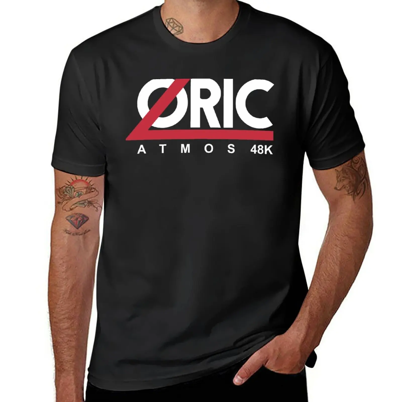 

New ORIC ATMOS 48K T-Shirt Blouse man clothes anime clothes plus size t shirts clothes for men