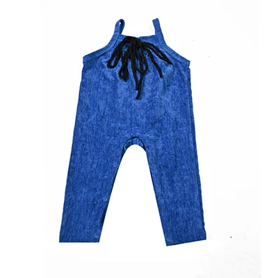 Herbst-Winter Blaues Chenille-Kinderbekleidungsset für Jungen und Mädchen Geschwister-Outfits Modische Kinderkleidung – Detail 23