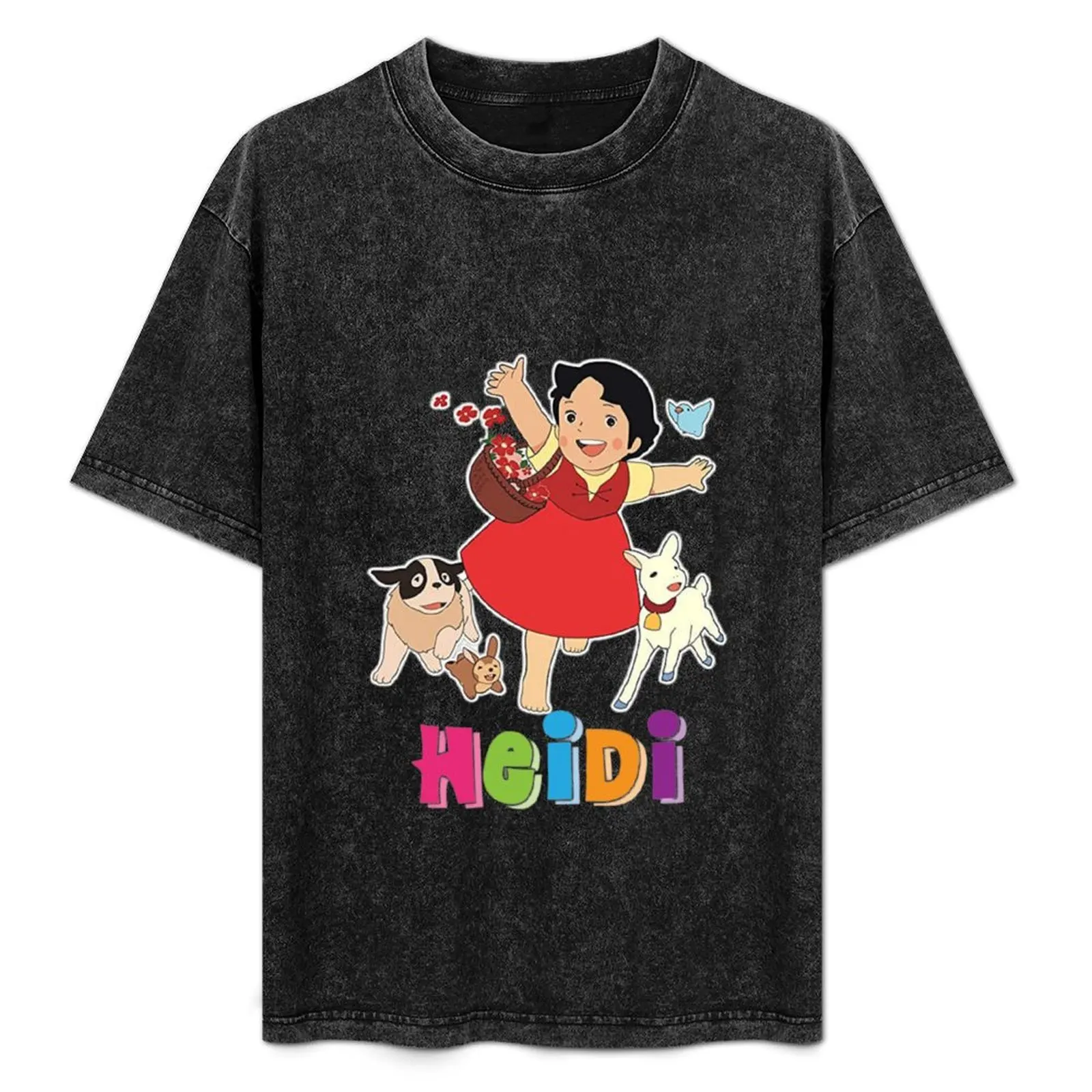

Heidi Netflix animation T-Shirt cute tops baggy shirts oversize t-shirts man hippie clothes mens shirts graphic tee