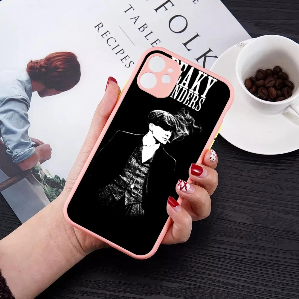 Thomas Shelby Peaky Blinders Phone Case For IPhone 14 X XR XS 7 8 Plus 11 12 13 Pro MAX 13mini Matte Shockproof Case