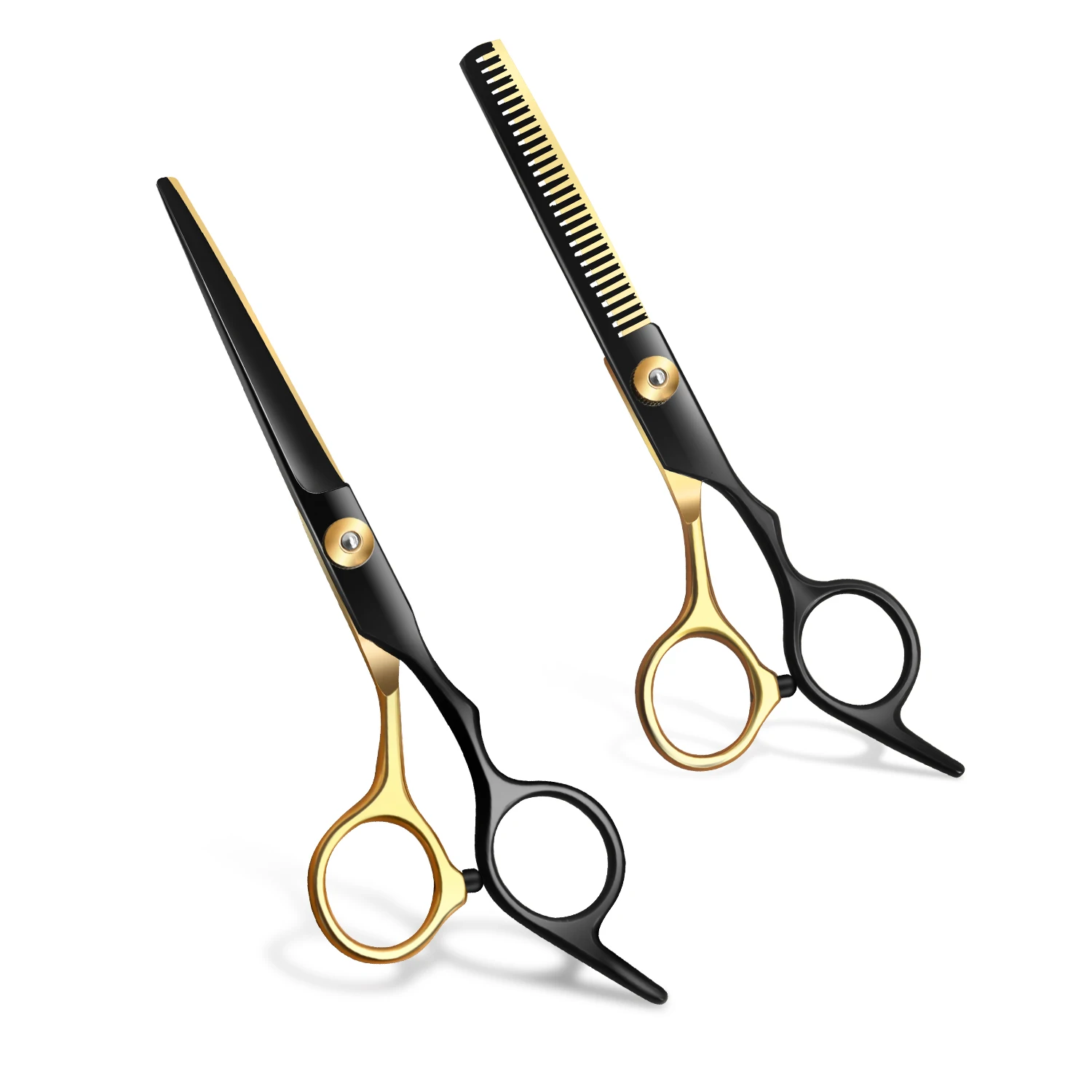 Professional Barber Razor Shear 6 Inch Stainless Steel Hairdressing Scissors Cutting for Men Women Kids Salon Pet