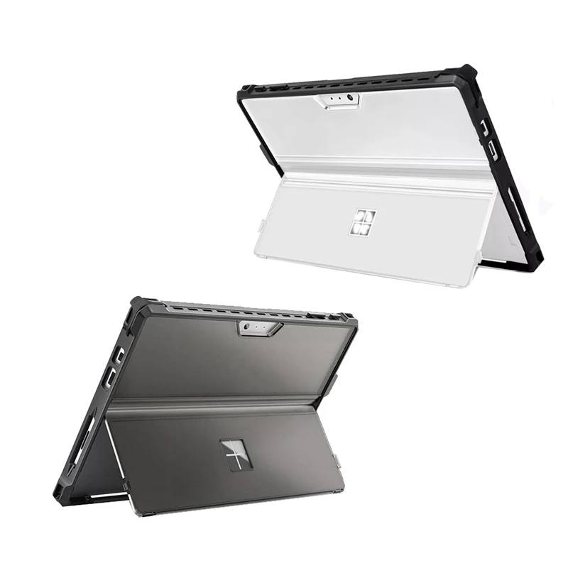 Tablet Case Shell For Microsoft Surface Pro 7 Plus/Pro 7/Pro 6/Pro 5/Pro 4 All-In-One Cover With Pen Holder, Kickstand