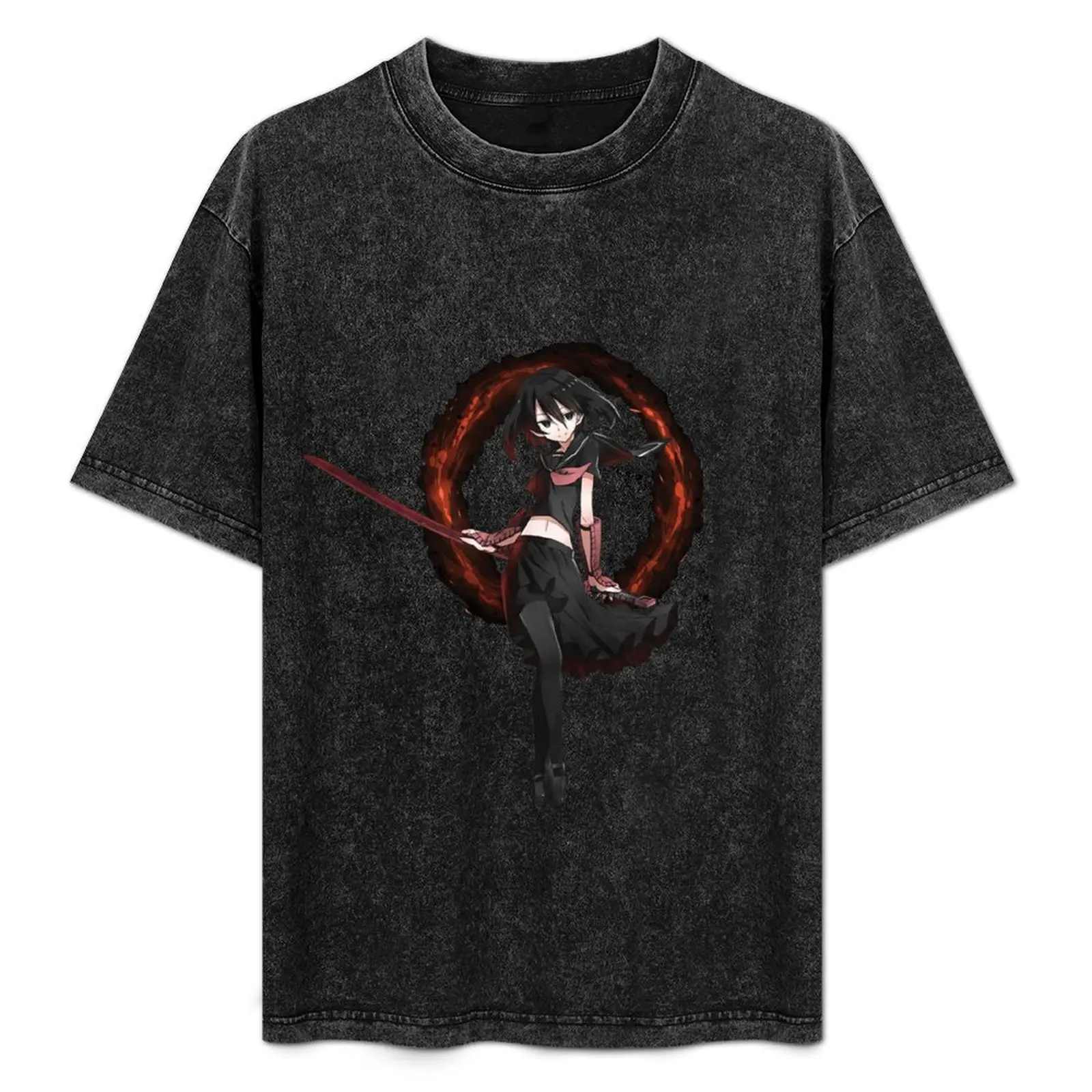 

Anime Akame ga Kill T-Shirt Big Size Crew Neck T-Shirt