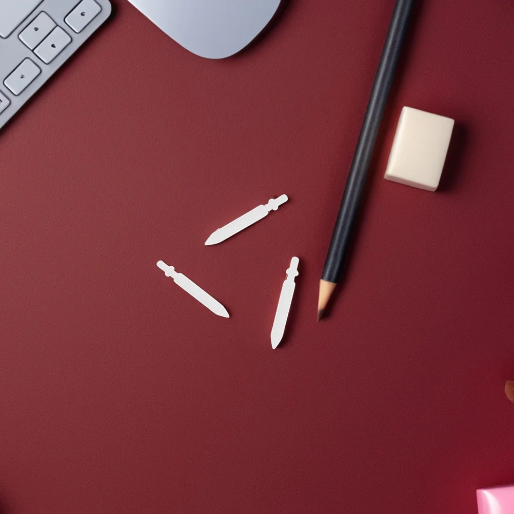 

24Pcs 3mm White Acrylic Paint Marker Tips Durable Nylon Nibs Fine Tip Art Supplies Ideal for Sketching Drawing