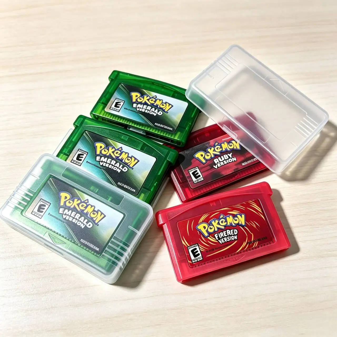 Pokemon USA Emerald/FireRed/LeafGreen /Sapphire/Ruby Video Game Cartridge High Quality Version For GBA SP