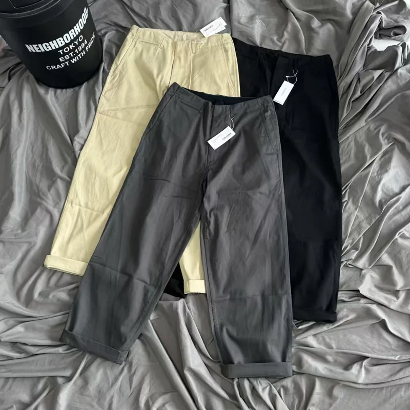Pantaloni da pendolare da ufficio basic casual NANAMICA giapponese uomo donna pantaloni con tasche larghe di alta qualità streetwear pantaloni quotidiani