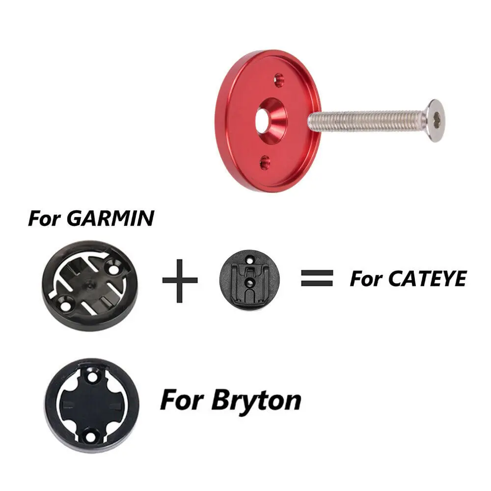 Durable Stem Top Cap Bicycle Accessories GPS Bracket Speedometer Stand Stopwatch Mount Computer Holder For Garmin Bryton Cateye