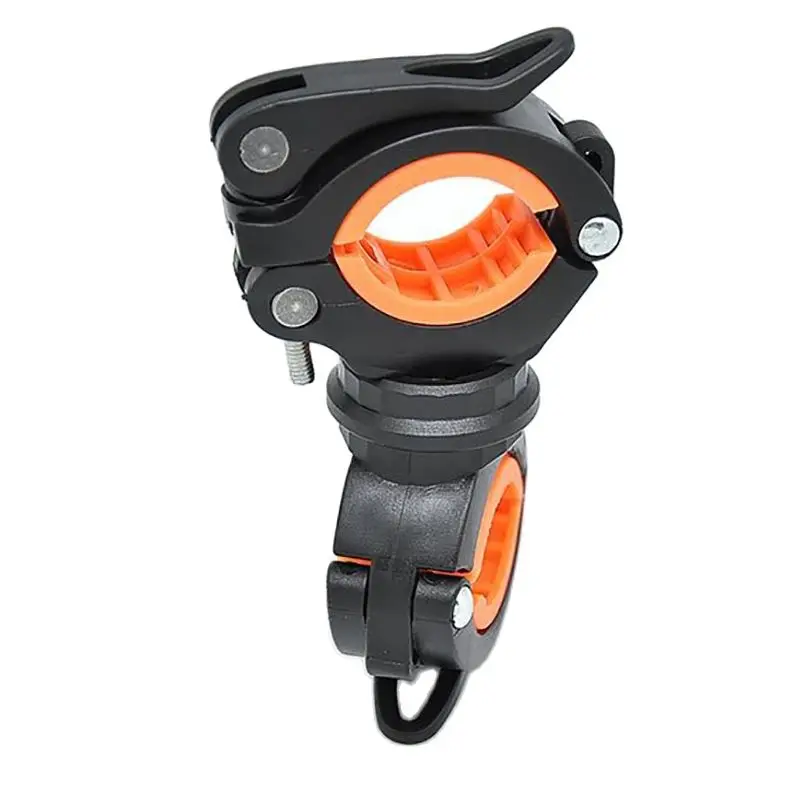 Flashlight Mount Holder Universal Bicycle Bike LED Light Flashlight Torch Mounting Bracket 360° Rotation Cycling Clip Clamp