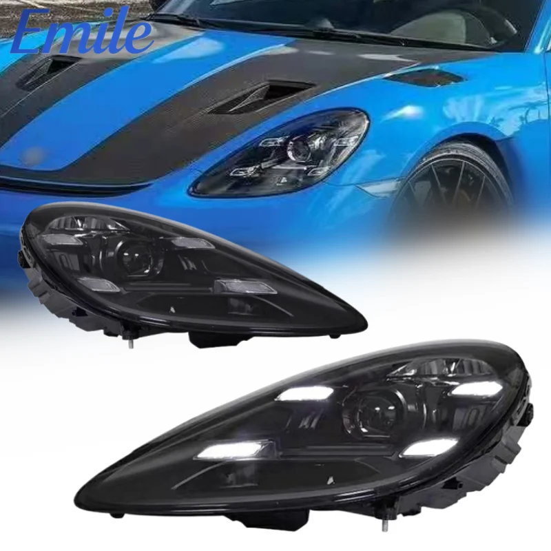 

Suitable forCar Lights for porsche 718 Cayman 982 2022 2023 High-end Accessories LED Headlight for porsche 718 982 982941039AA 9