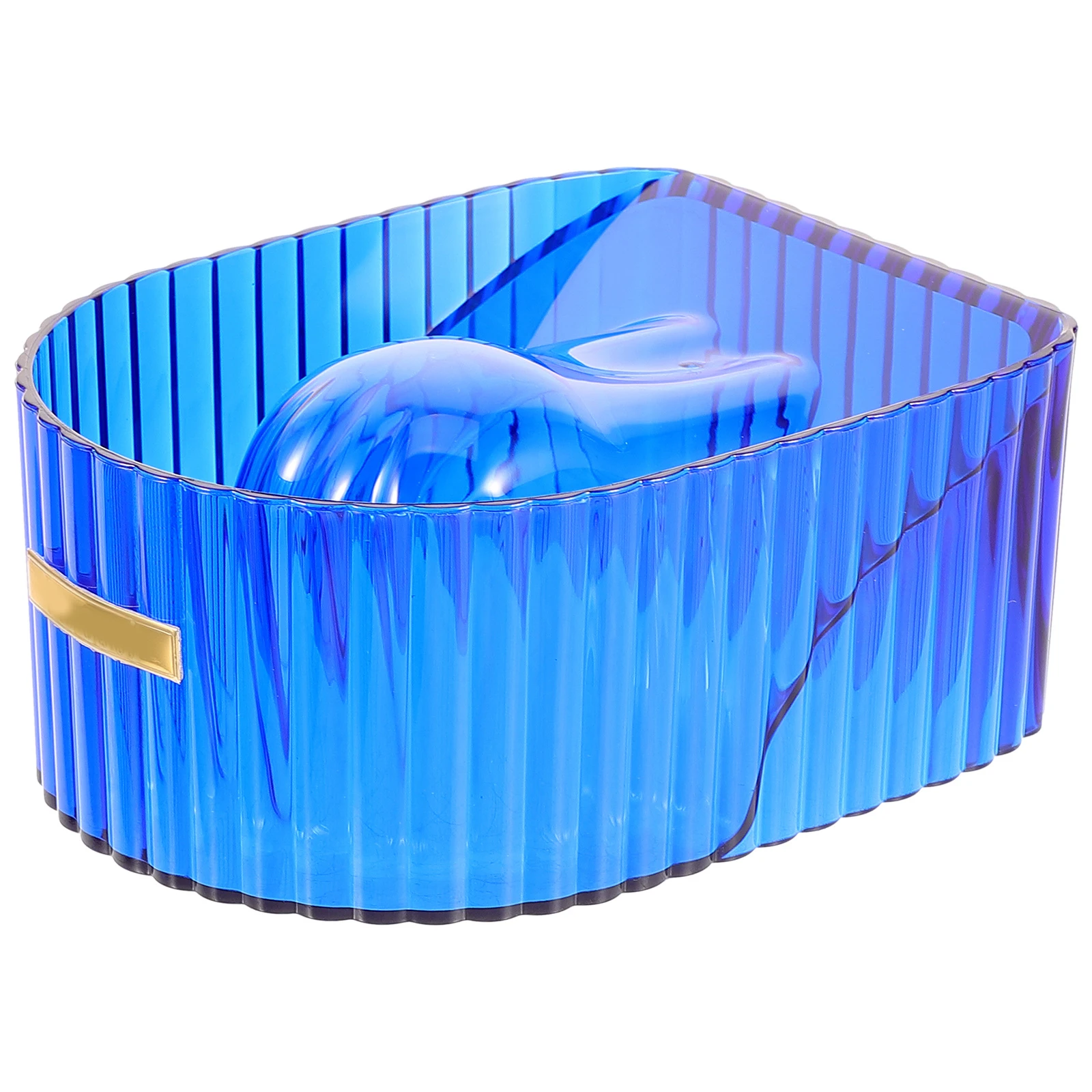 

Nail Soaking Bowl Transparent Tool Salon Supplies Manicure Container Large Size Blue Color Acrylic Material Nail Art