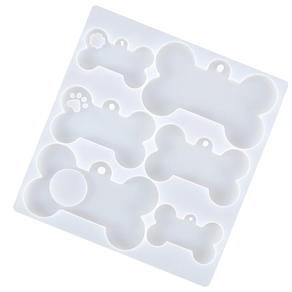 

Silicone Mold Epoxy Resin Jewelry Bone Pendant Mold DIY Pendant Bone Shaped Casting Crafts Supplies Accessories