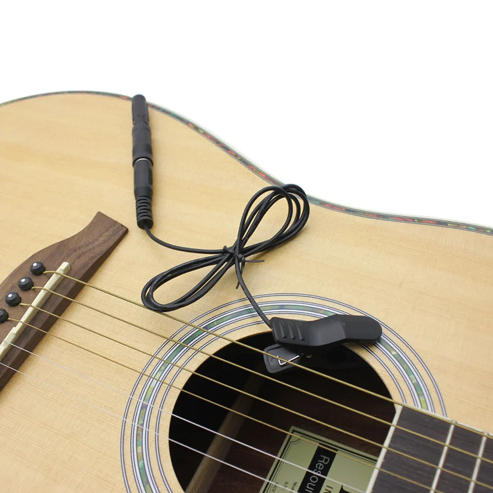 

1 Set Professional Pickup Clip-On Microphone For Acoustic Copper Sound Hole Receiver Durable Lightweight Universal Accessory