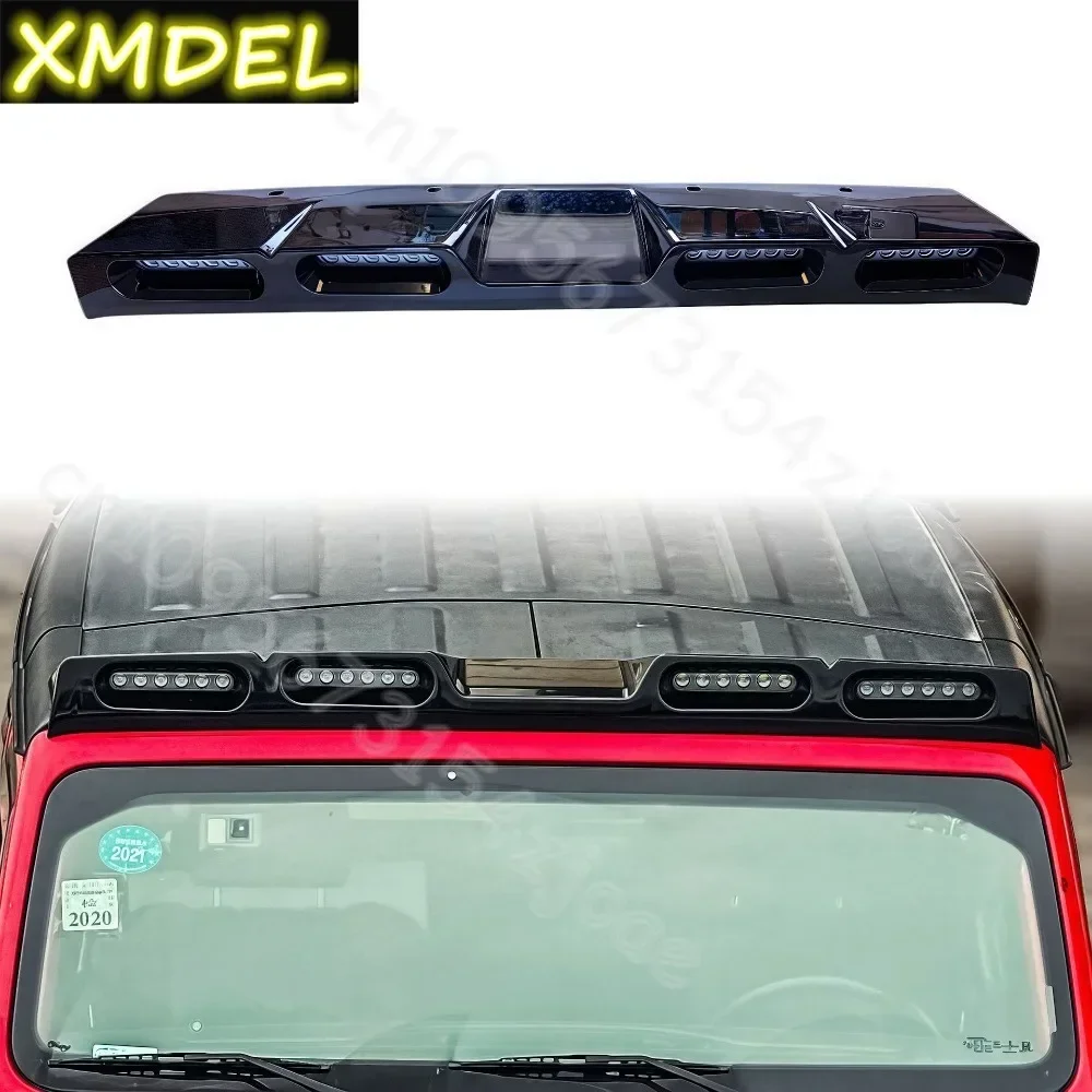 car styling Cross-border suitable for 18-24 for Jeep JL Wrangler four-eye top light LED top light, Gladiator roof searchlight