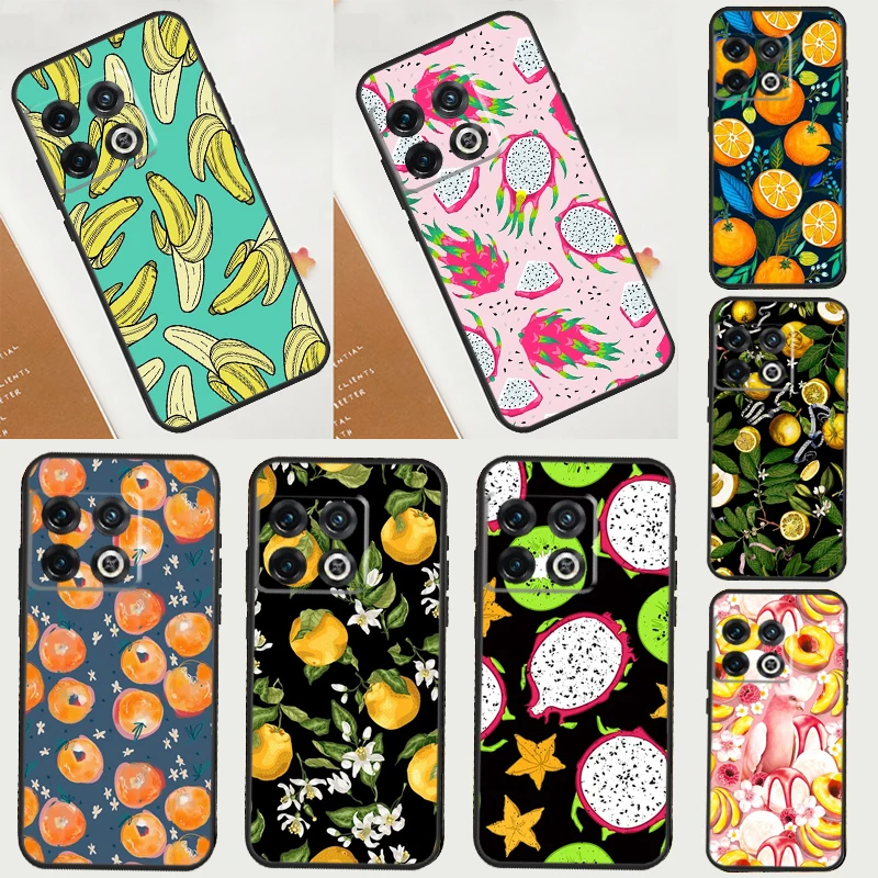 Tropical Summer Fruit Lemon Case For OnePlus 9 11 10 Pro 9R 9RT 10T 8T Cover For OnePlus Nord 2 2T CE2 N10 N20 N100 Ace