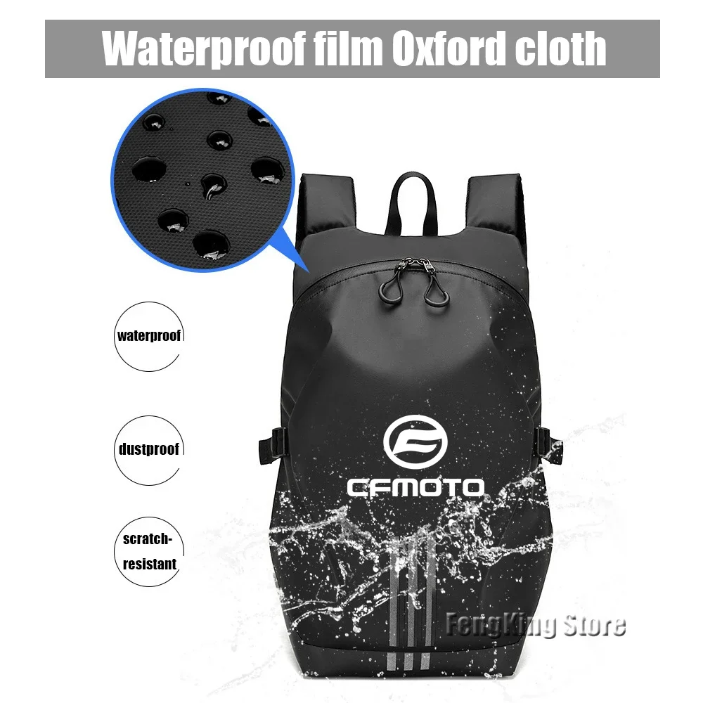 ل CFMOTO CF 650 650MT 650NK 400NK 650GT فارس على ظهره دراجة نارية خوذة حقيبة معدات السفر مقاوم للماء سعة كبيرة