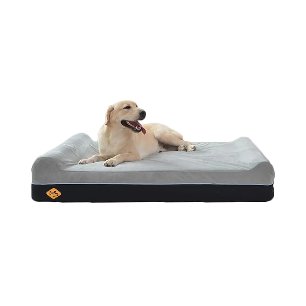 

Orthopedic Memory Foam Extra Large Dog Bed Pillow(50""X36""X10"", Slate Grey) Durable Water Proof Liner & Removable Washable
