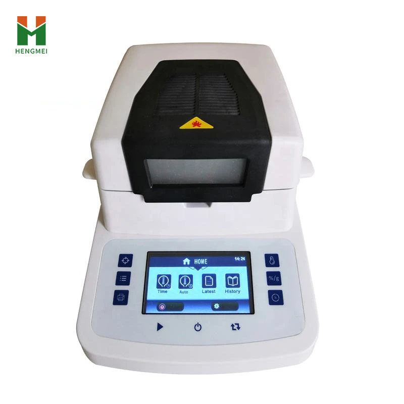 Halogen lamp moisture meter fully automatic moisture tester weighing 50g grain feed tobacco moisture detection