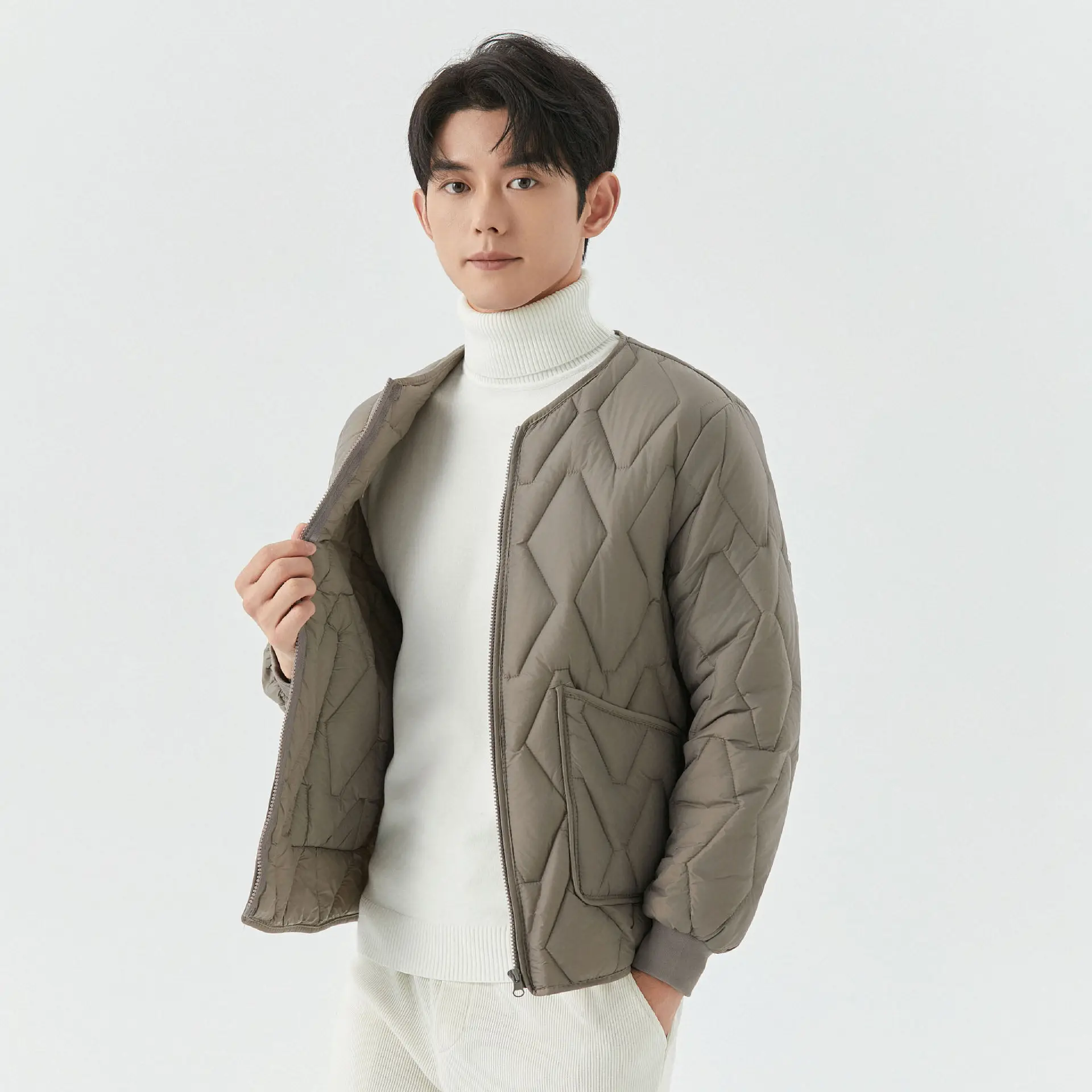 Winter Hot Selling Men's Winter Thick Velvet Warm Cotton Jacket Men's Loose Cotton Jacket Men's Warm Windproof Jacket