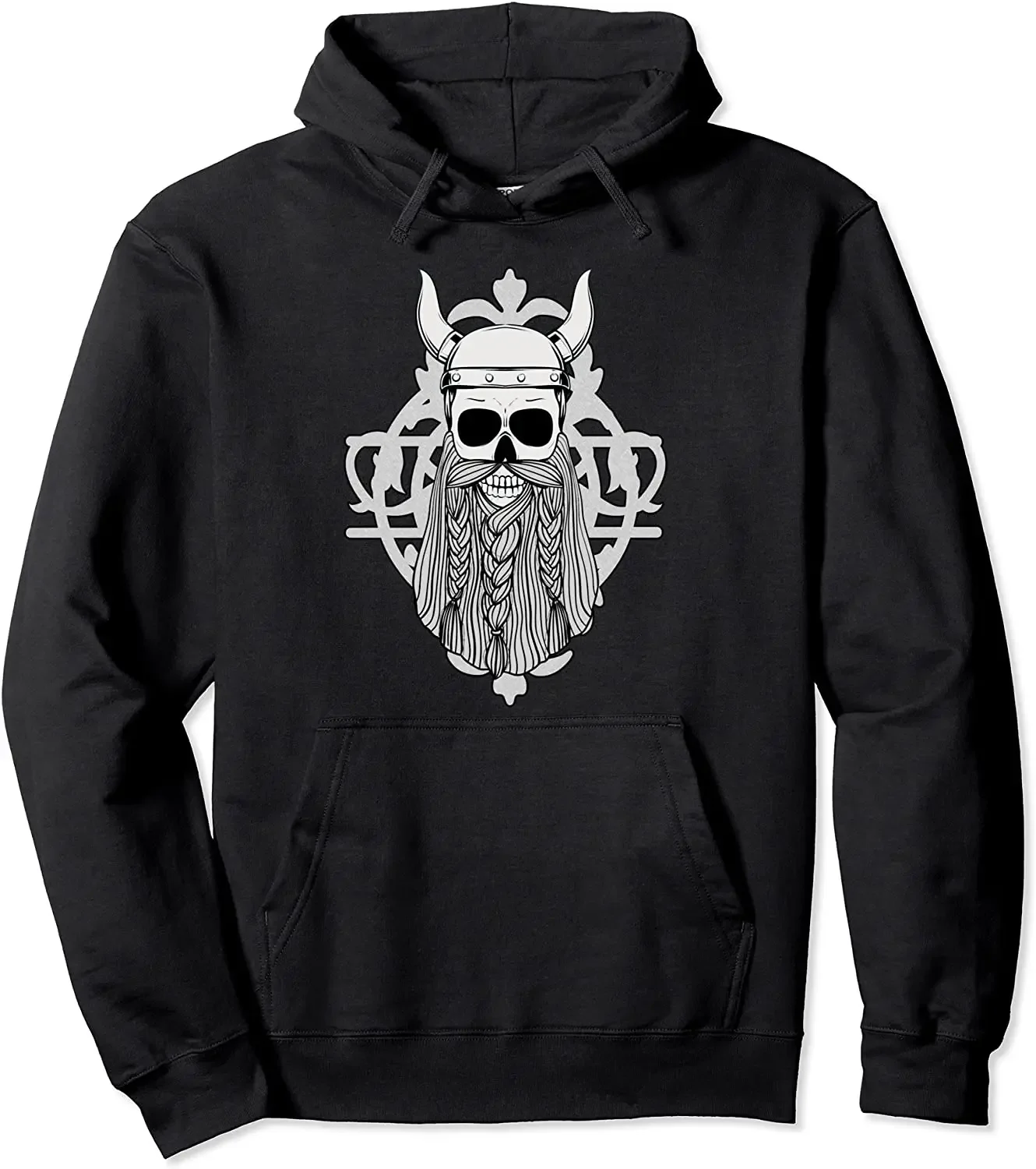 

Awesome Norse Mythology Cool Nordic Warrior Pullover Hoodie Comfortable Cotton Casual Mens Sweatshirt Retro Streetwear