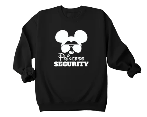 Polarshe Princess Security, Bodyguard, Funny Saying, Cute Gift, Trending / Sweatshirt