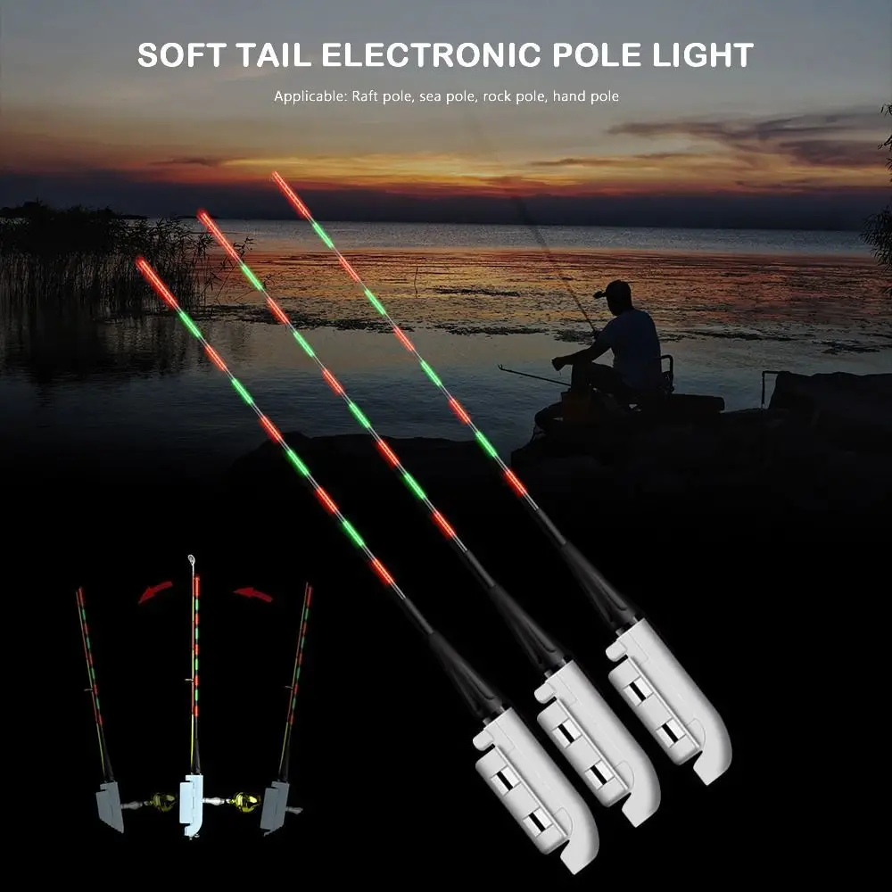 Super Bright LED Fishing Smart Float Top Ultra Sensitive Luminous Electronic Floats Buoy Bite Hook Color Change Induction