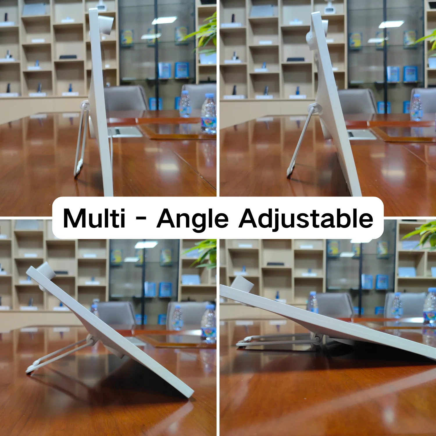 بيع المصنع مباشرة 15.6 بوصة 2 1 خزانة تلفزيون ذكية محمولة بيضاء مع نظام تشغيل Android عالي الدقة لتعليم تعلم الأطفال