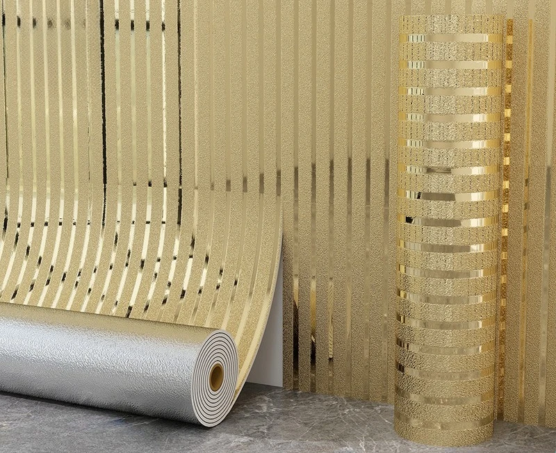 40cm*3m Self-Adhesive Wallpaper Roll Modern Brick Pattern Metallic Look for TV Wall Art Decor Easy Install Removable for Home