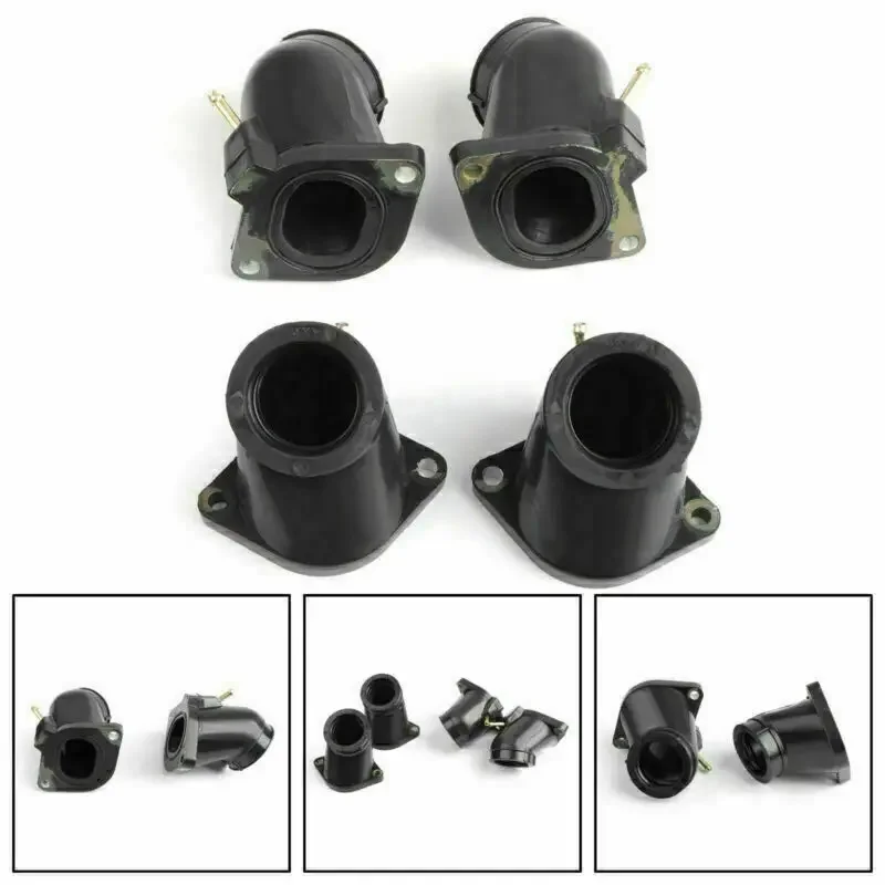 Carburetor Intake Manifold Boot 4XY-13586-10 4XY-13596-10 For Yamaha XVZ1300TF Royal Star Midnight Venture/ Royal Star Venture S