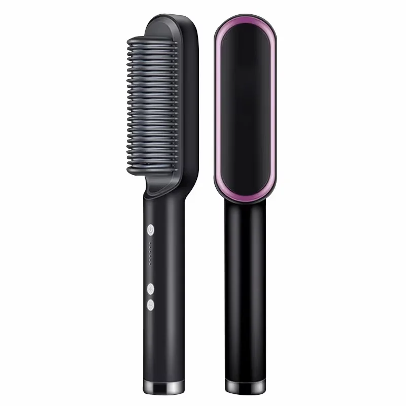 

Customized High Quality Hair Straightener Brush Professional Hair Straightener Hot Hair Straightener Hot Comb