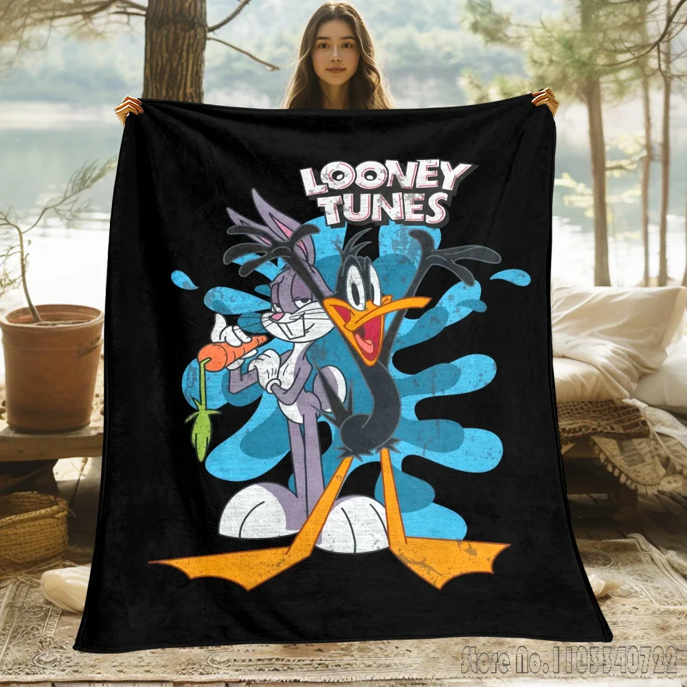 Bugs Bunny Cute blanket to keep warm birthday gift to keep warm blanket super cute thin blanket Portable Anti-Pilling Picnic