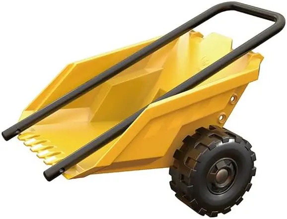 建設用サンドトイダンパーセット、手押し車バケット、シャベル、コーン、サイン、3歳の子供