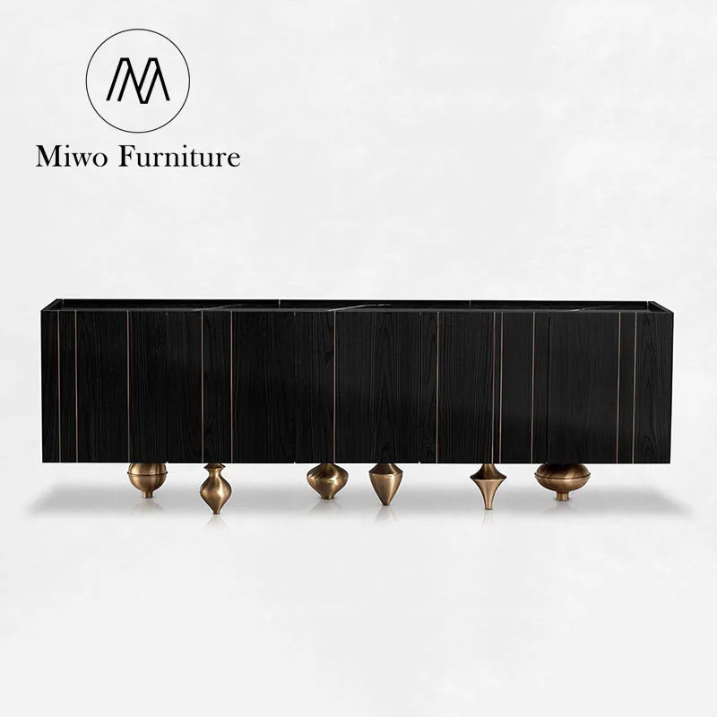 

Italian Design Living Room Marble Tv Stands Furniture Modern Cabinet Wooden Luxury Tv Cabinet with Metal Leg